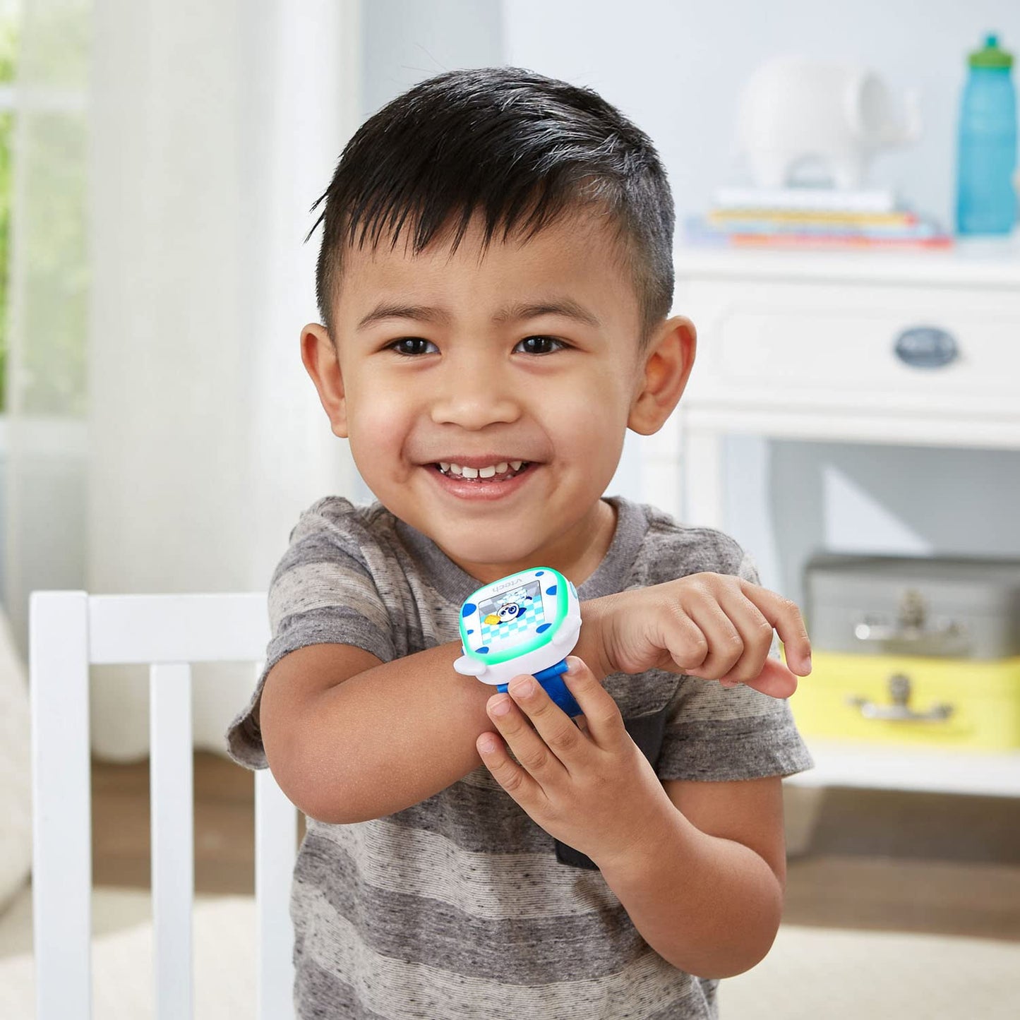 VTech My First Kidi Smartwatch, Blue – Time Learning & Routine Reminders
