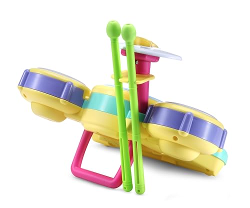 VTech Bluey Hooray Drum Set – Interactive Kids Drum Kit with Light-Up Pads