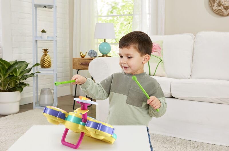 VTech Bluey Hooray Drum Set – Interactive Kids Drum Kit with Light-Up Pads