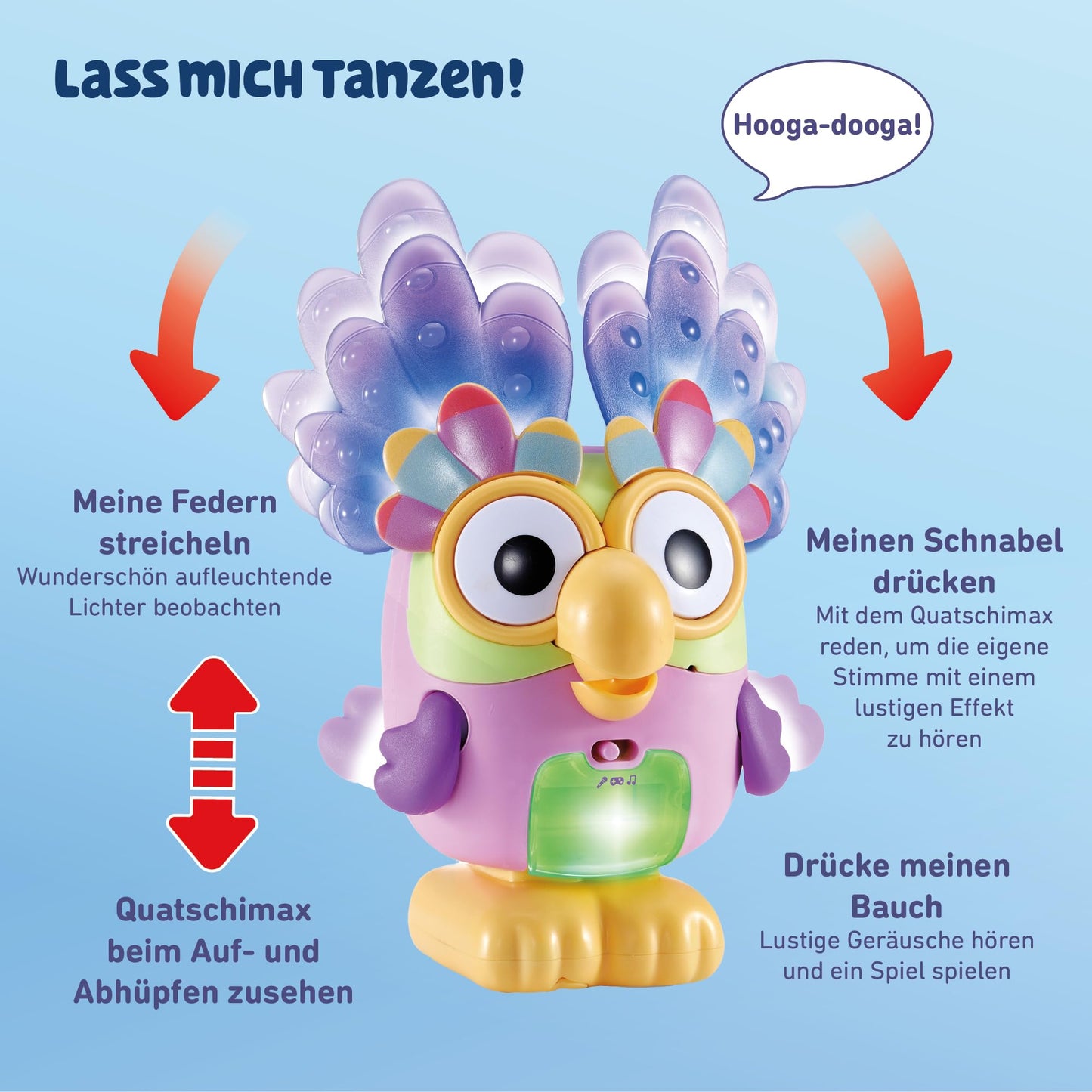 VTech Bluey Interactive Quatschimax – Fun, Responsive Learning Toy for Kids