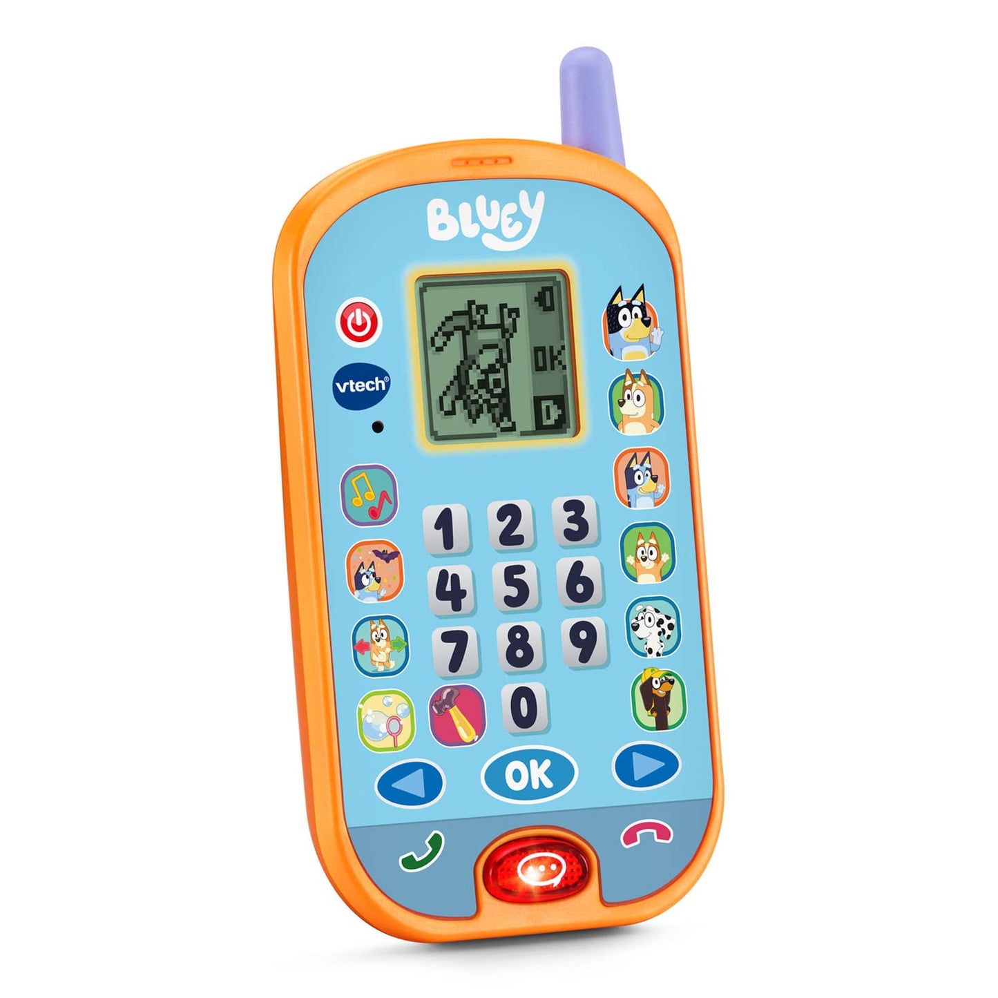 VTech Bluey Ring Ring Phone – Interactive Pretend Play Toy for Kids 3–6