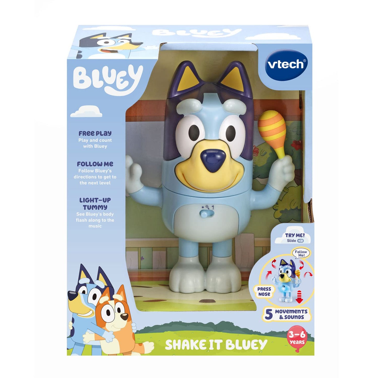 VTech Shake It Bluey – Interactive Dance Toy for Kids Ages 3–6