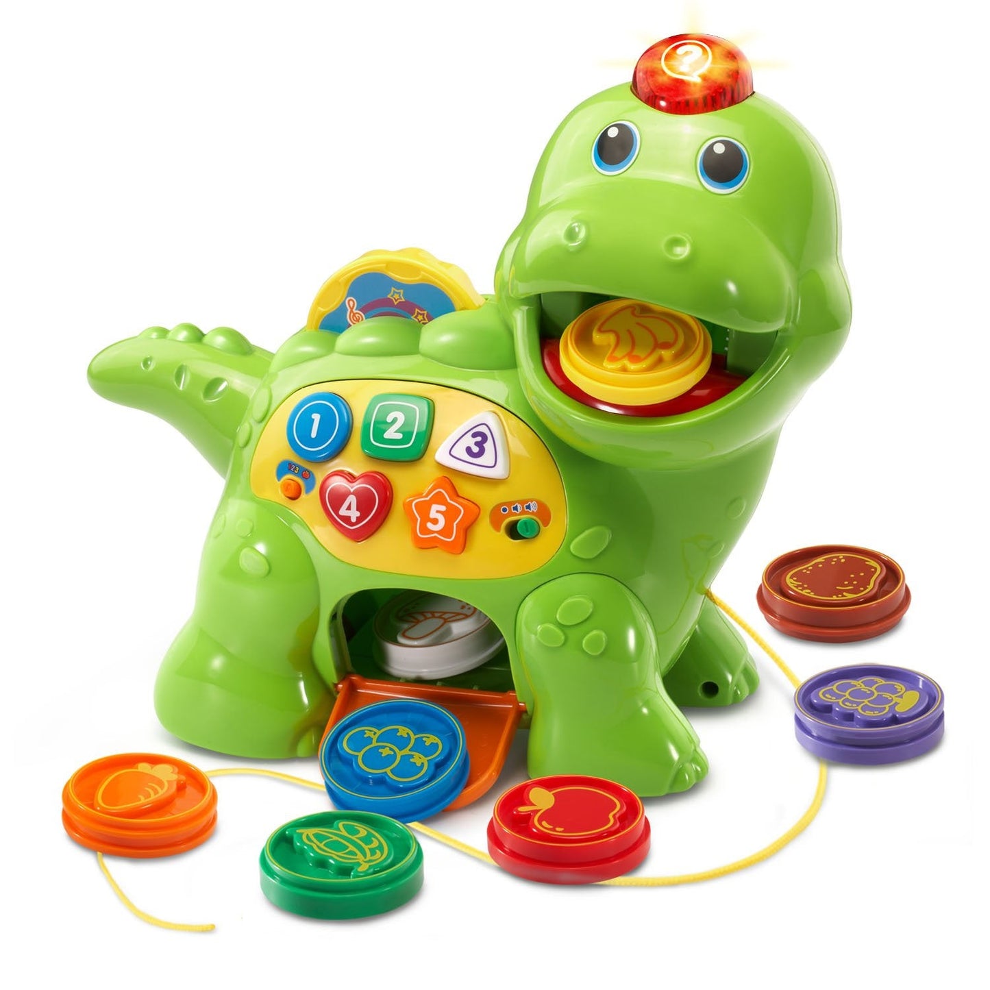 VTech Chomp and Count Dino, Green – Colorful Early Learning Toy for Toddlers