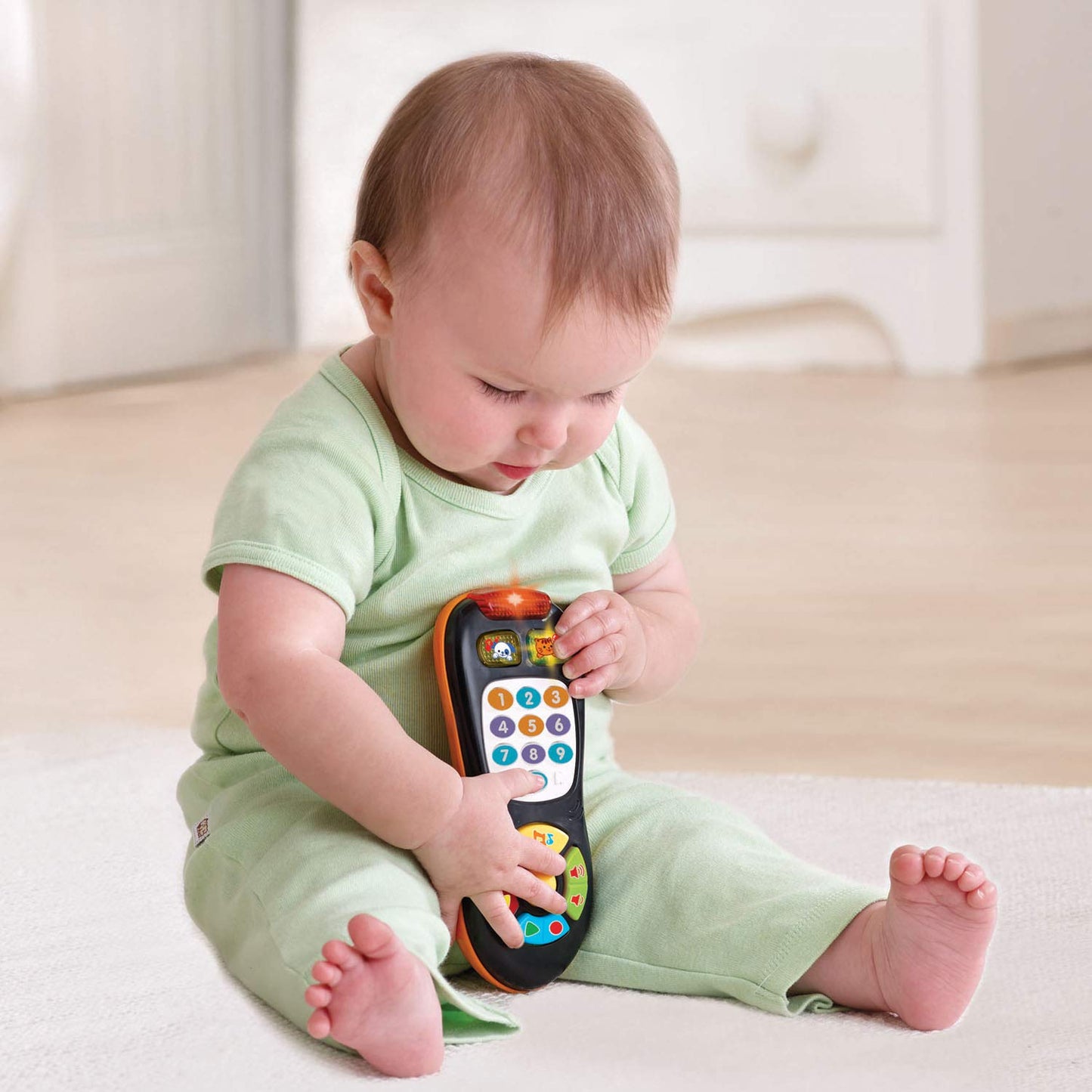 VTech Click and Count Remote, Black – Learn Colors, Numbers & Shapes
