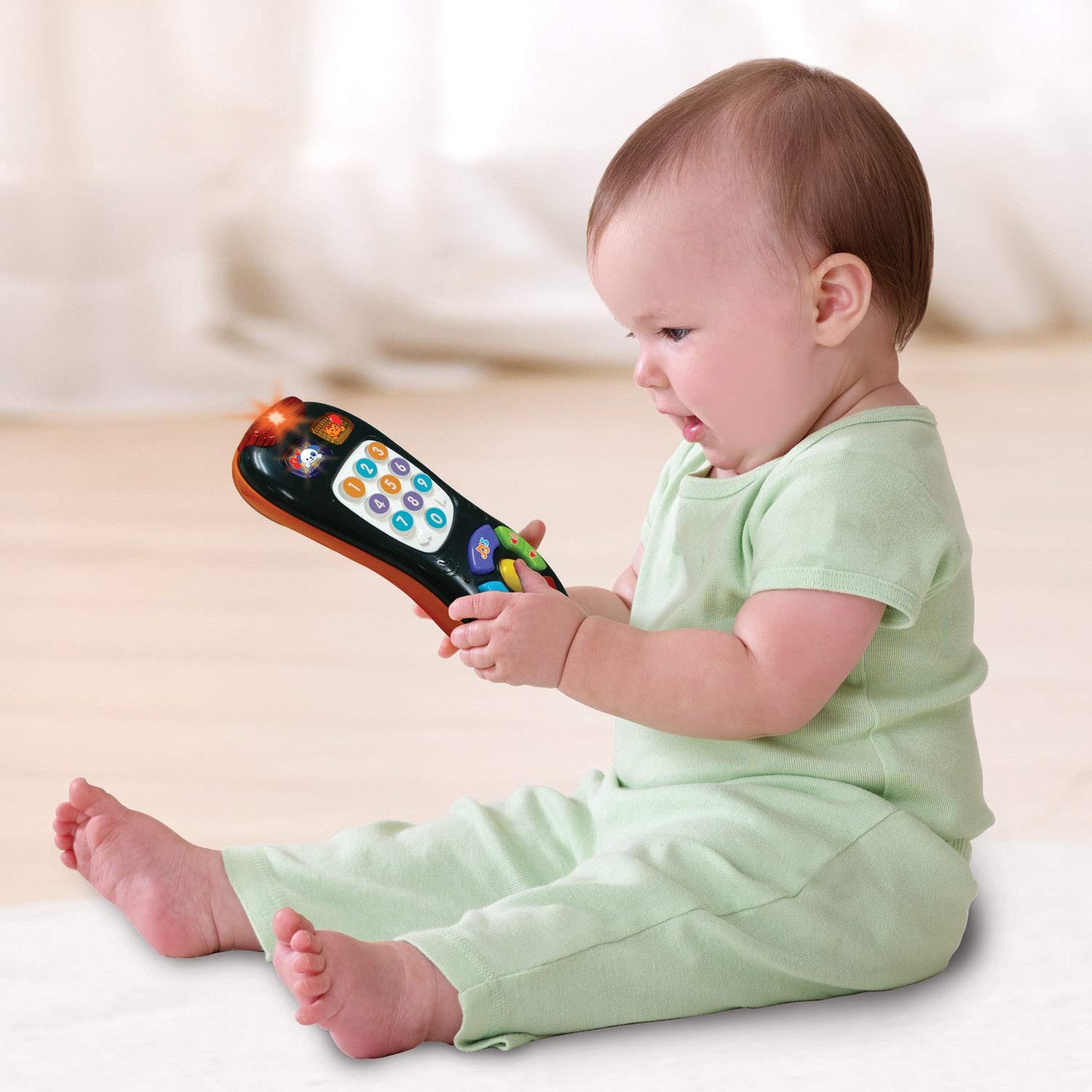 VTech Click and Count Remote, Black – Learn Colors, Numbers & Shapes