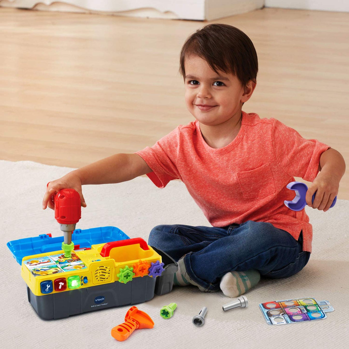 VTech Drill and Learn Toolbox – Interactive Toddler Learning Kit
