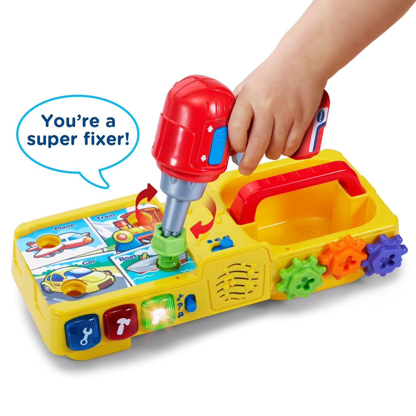 VTech Drill and Learn Toolbox – Interactive Toddler Learning Kit