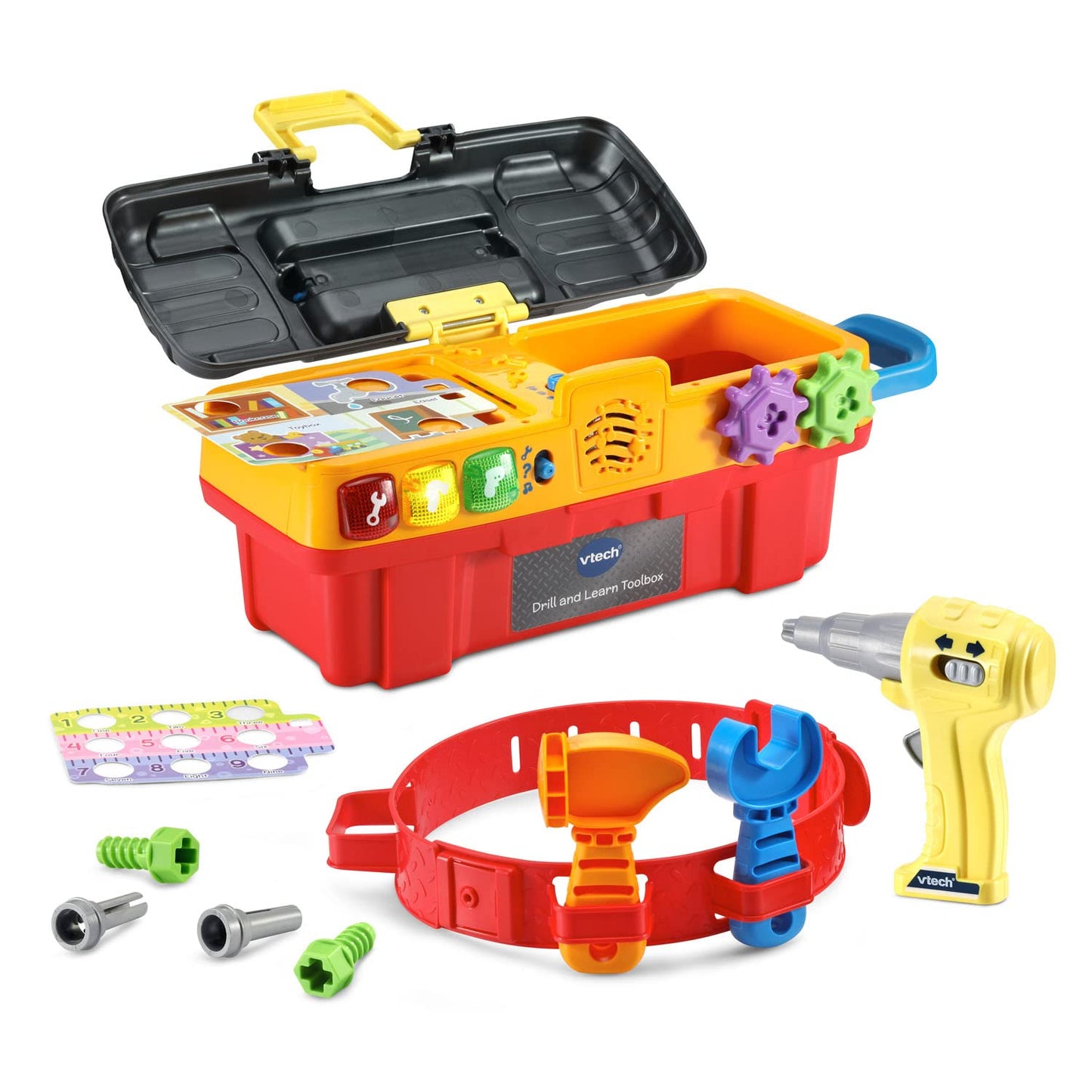 VTech Drill and Learn Toolbox Pro – Interactive Toy for Ages 2–5