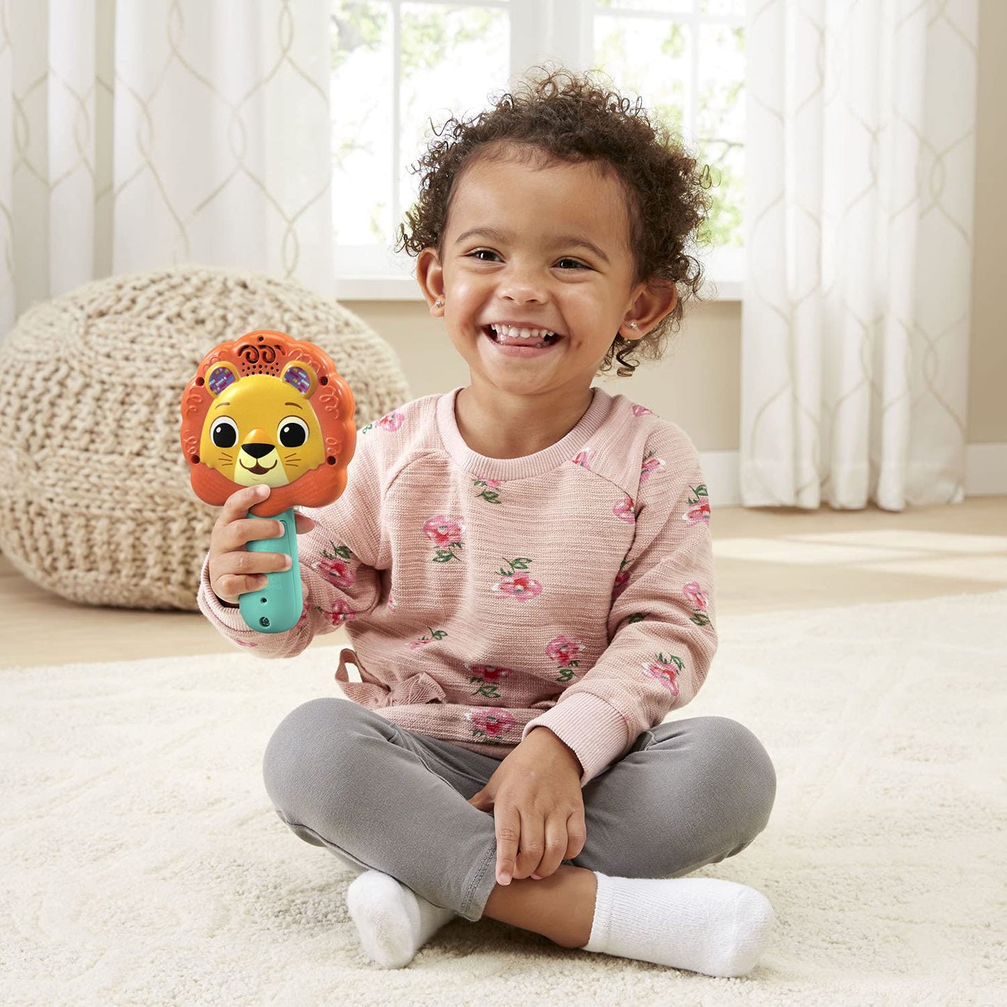 VTech I See Me Lion Mirror – Interactive Baby Mirror with Light-Up Heart & Songs
