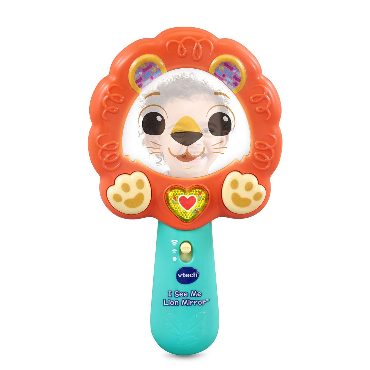 VTech I See Me Lion Mirror – Interactive Baby Mirror with Light-Up Heart & Songs