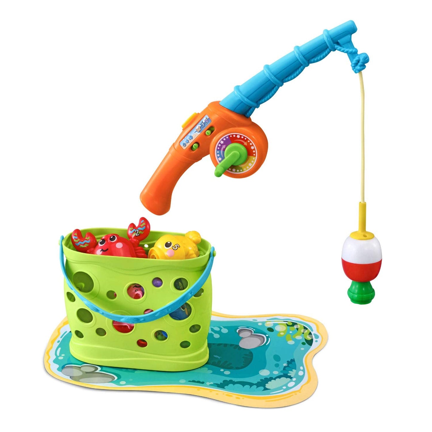 VTech Jiggle and Giggle Fishing Set — Magnetic Bobber Learning Toy for Ages 2–5