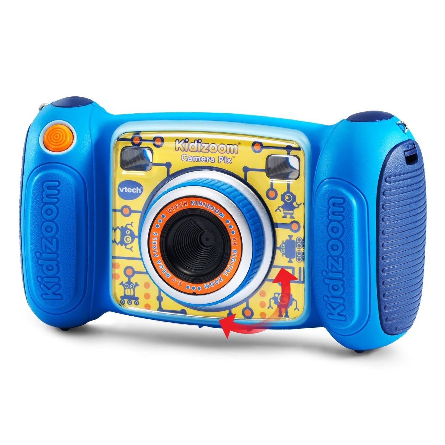 VTech KidiZoom Camera Pix, Blue – Kid-Friendly Digital Camera for Ages 3–8 (Frustration Free Packaging)