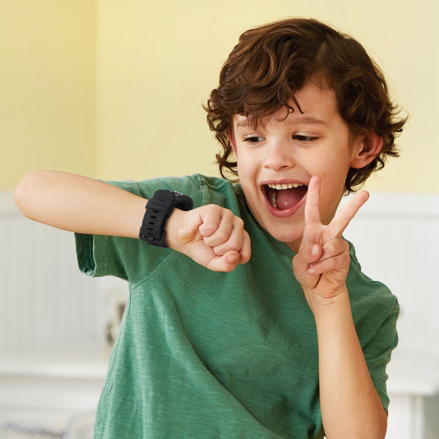 VTech KidiZoom Smartwatch DX2 (Black) - Dual Cameras, AR Monster Detector, Kid-Friendly