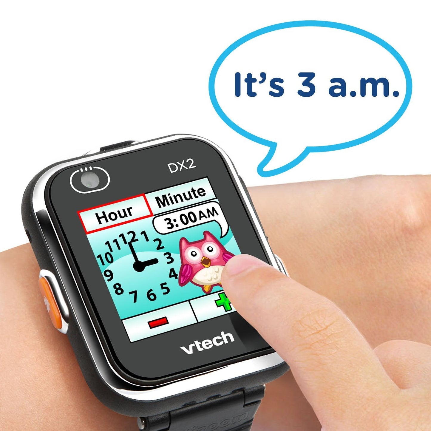VTech KidiZoom Smartwatch DX2 (Black) - Dual Cameras, AR Monster Detector, Kid-Friendly