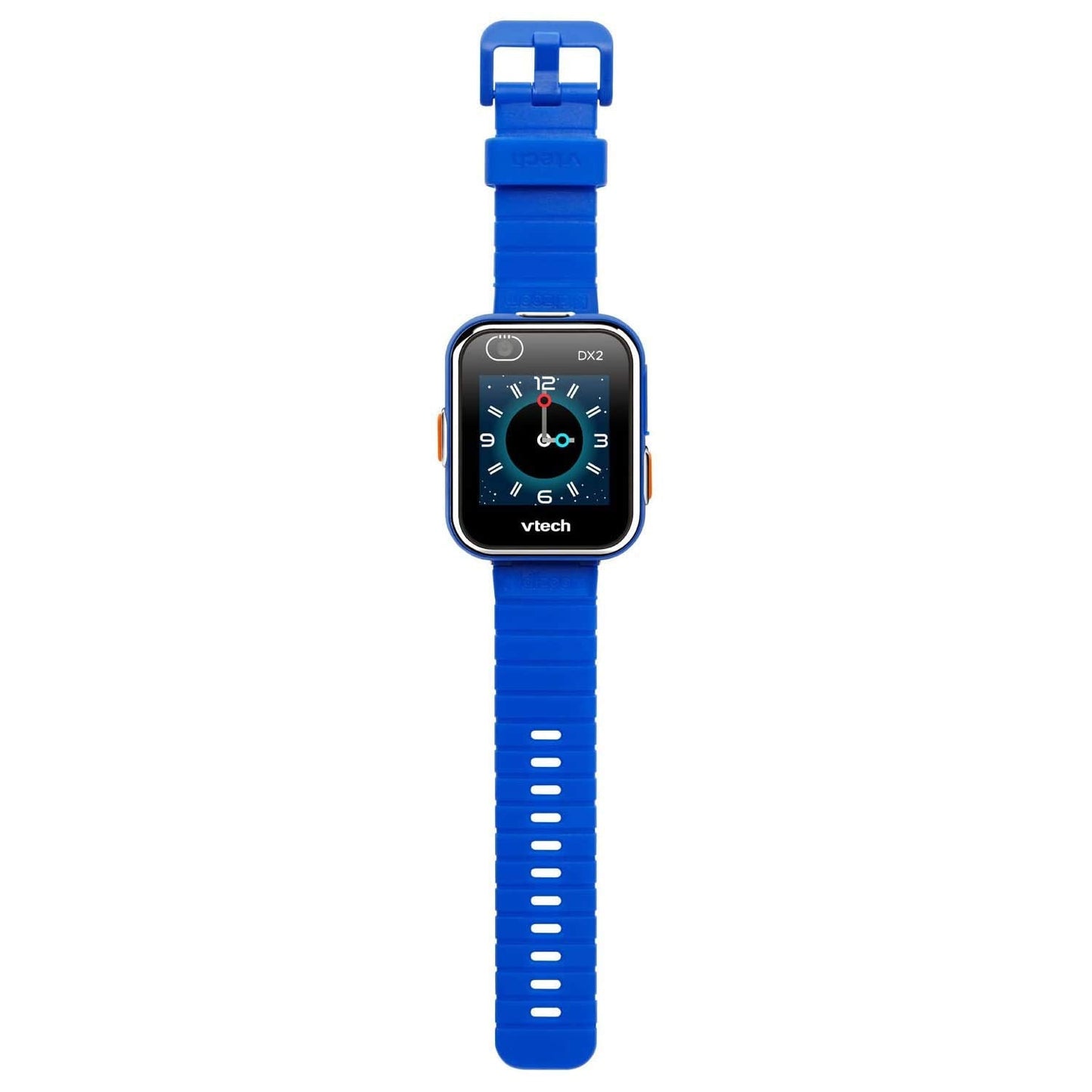 VTech KidiZoom Smartwatch DX2, Blue — Kid-Friendly Camera Watch with 55 Watch Faces and AR Monster Detector