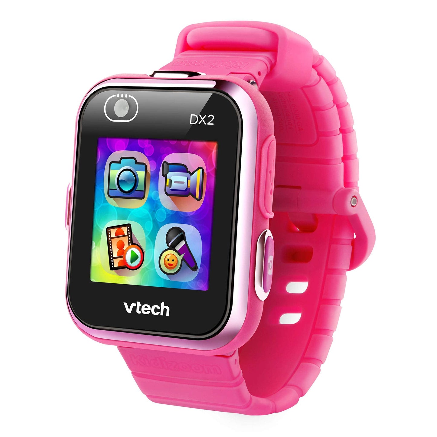 VTech KidiZoom Smartwatch DX2 – Pink Kid-Friendly Camera Watch with AR Monster Detector