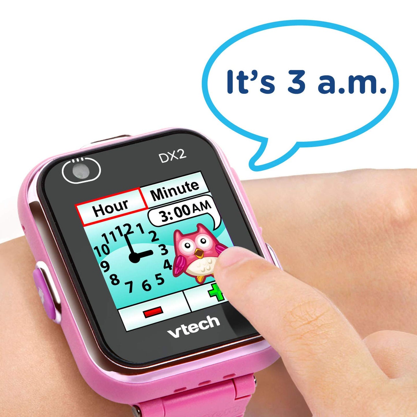 VTech KidiZoom Smartwatch DX2 – Pink Kid-Friendly Camera Watch with AR Monster Detector