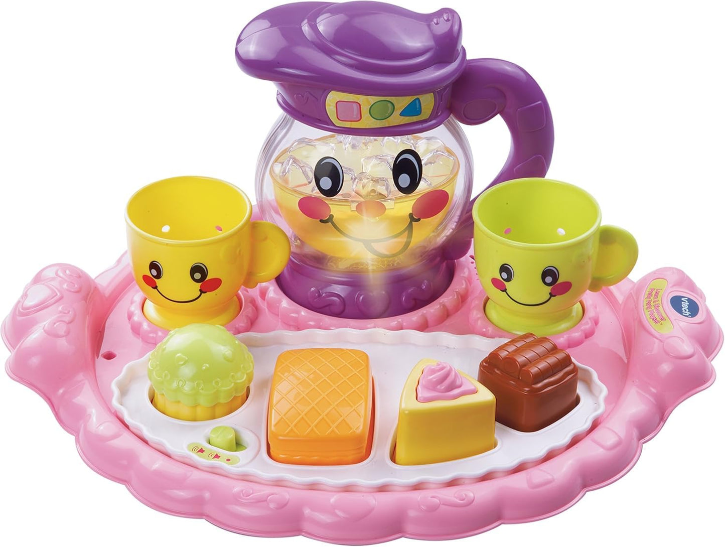 VTech Learn & Discover Pretty Party Playset — Interactive Toddler Kitchen Toy