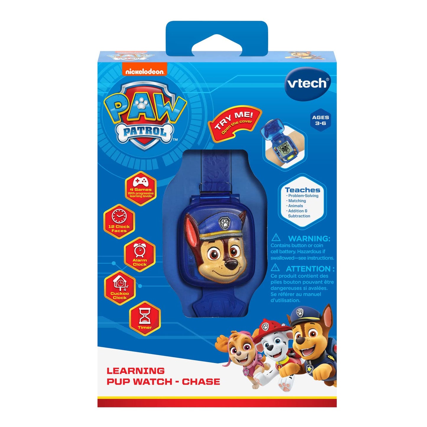 VTech PAW Patrol Learning Pup Watch Chase Edition