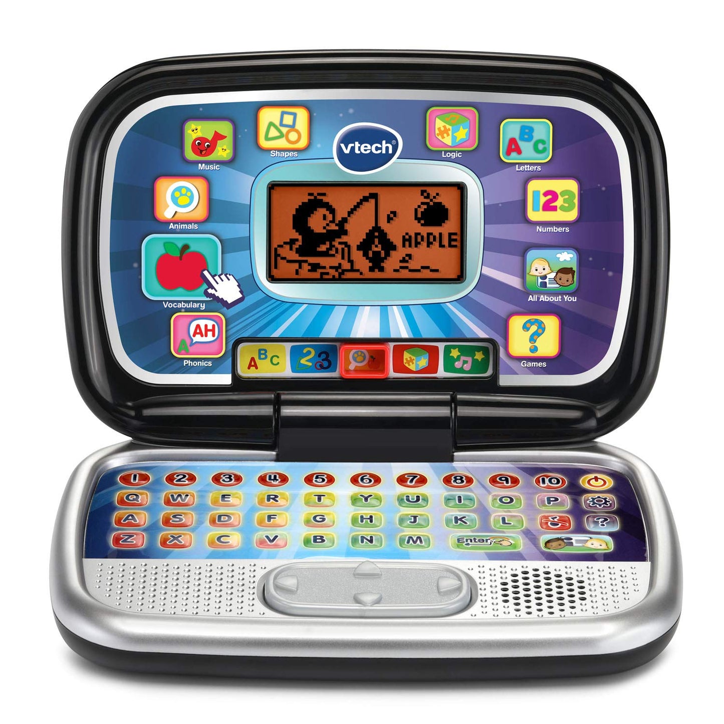 VTech Play Smart Preschool Laptop, Black – 30 Activities for Early Learning
