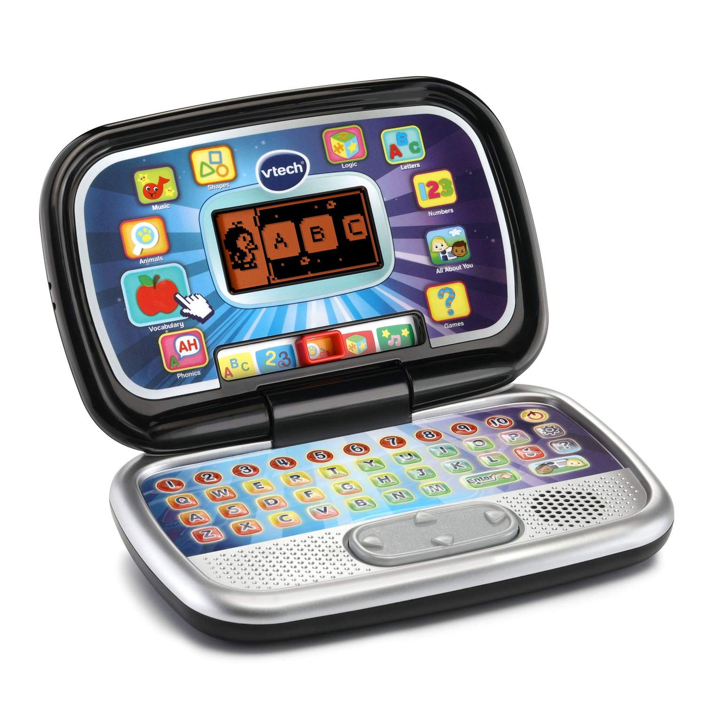 VTech Play Smart Preschool Laptop, Black – 30 Activities for Early Learning