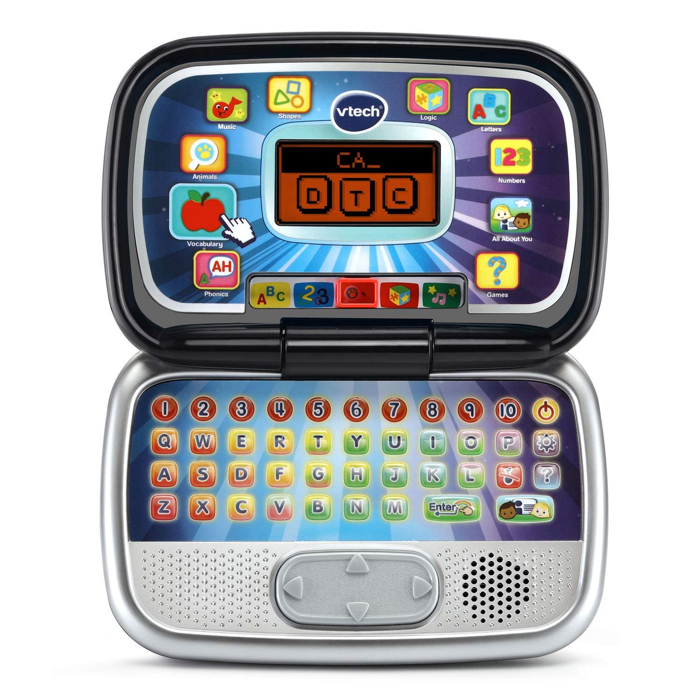 VTech Play Smart Preschool Laptop, Black – 30 Activities for Early Learning