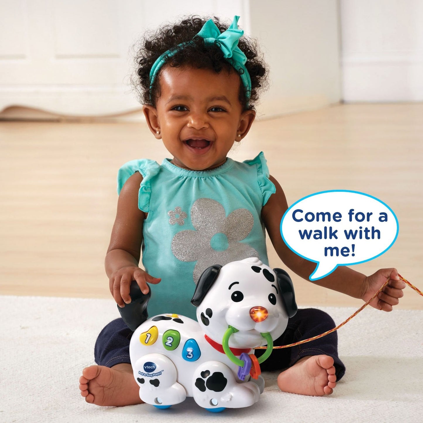 VTech Pull and Sing Puppy – Interactive Baby Toy for Motor & Language
