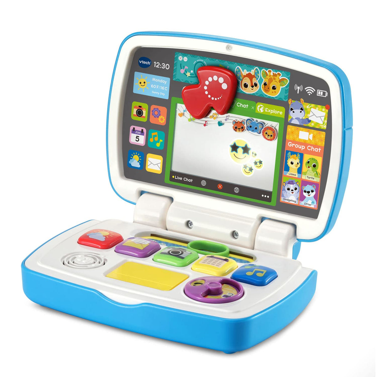 VTech Toddler Tech Laptop - Interactive Learning Toy for Ages 12-36 Months