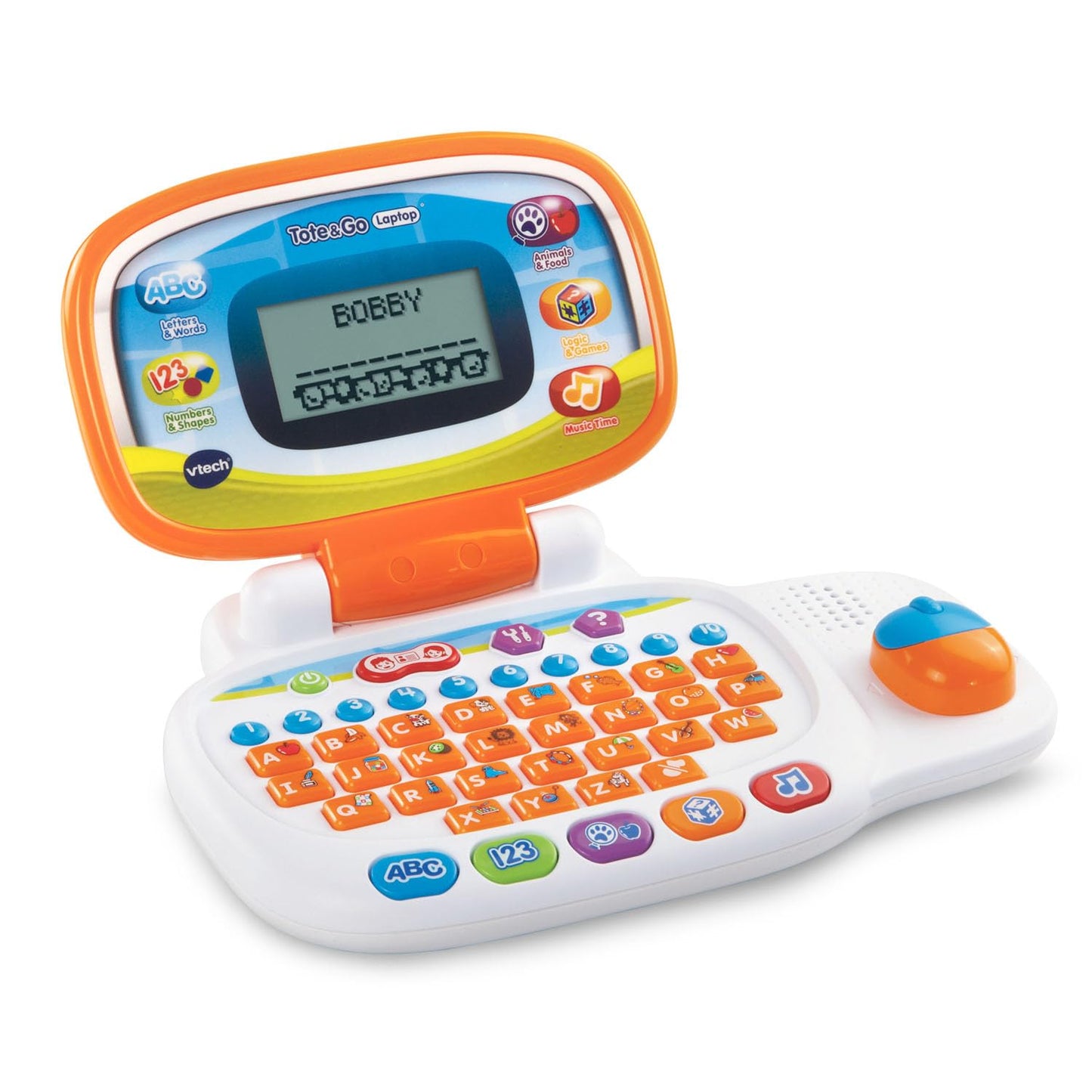 VTech Tote and Go Laptop Orange – 20 Learning Activities for Kids 3-6