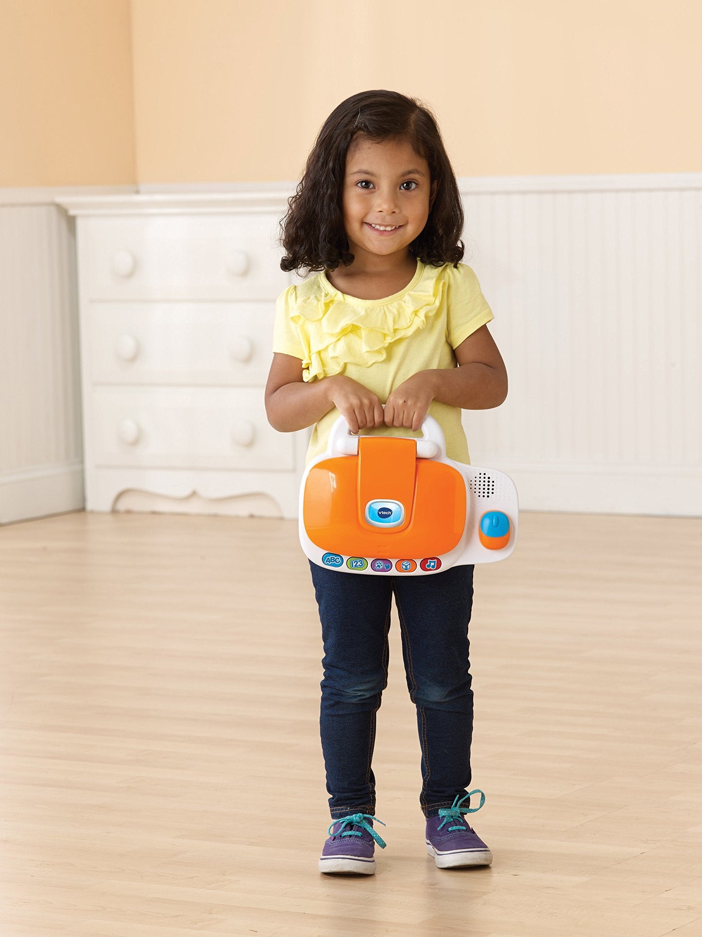 VTech Tote and Go Laptop Orange – 20 Learning Activities for Kids 3-6