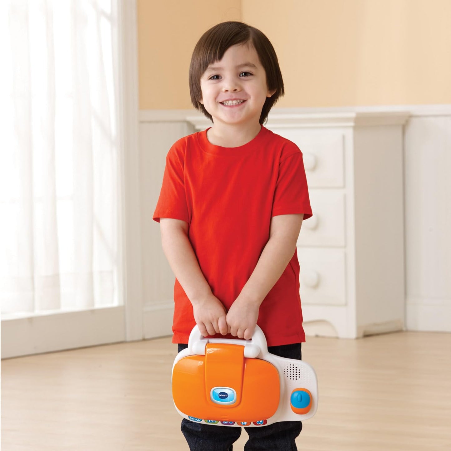 VTech Tote and Go Laptop Orange – 20 Learning Activities for Kids 3-6