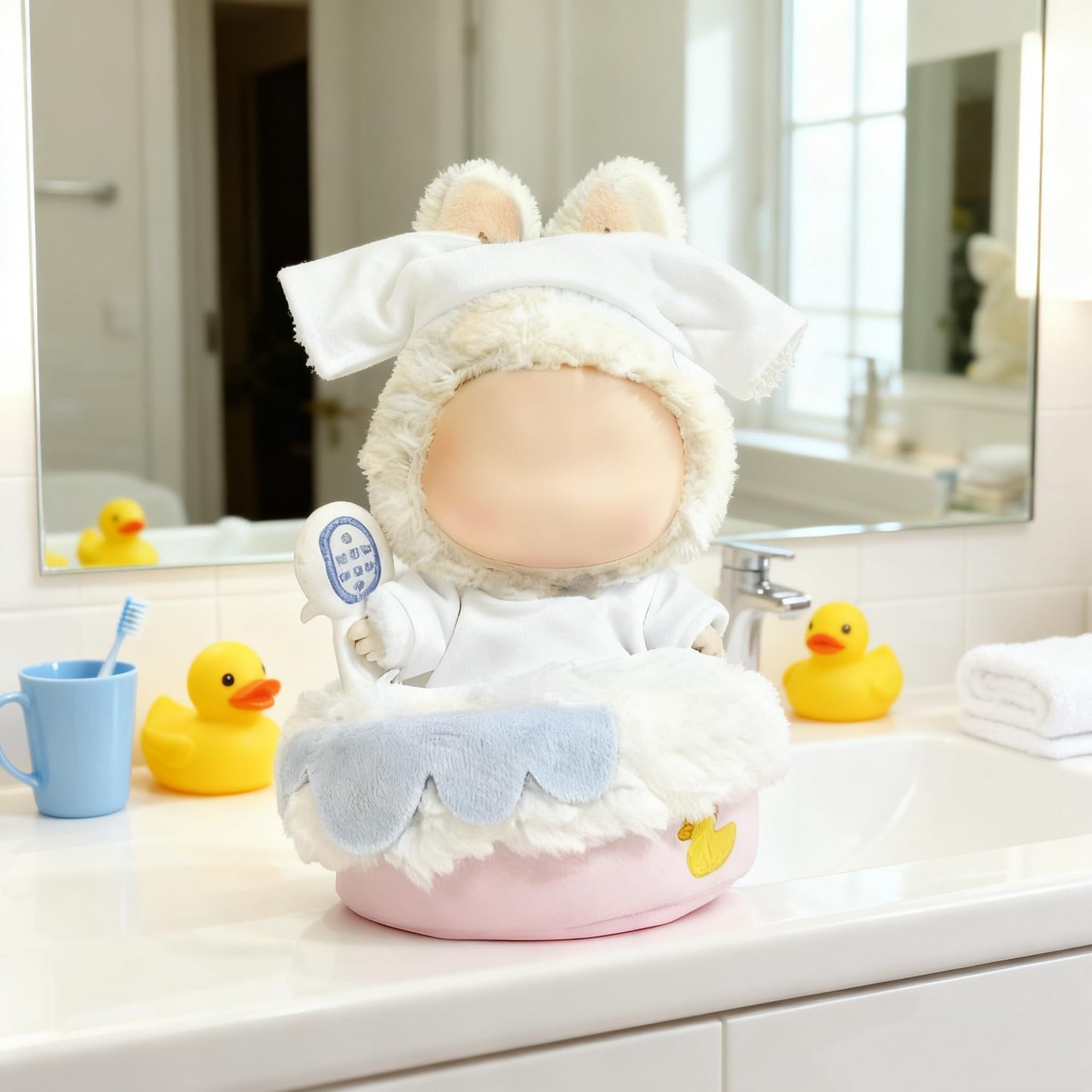 VVQUI 2026 Adorable One-Piece Tub Clothes for 17cm Dolls