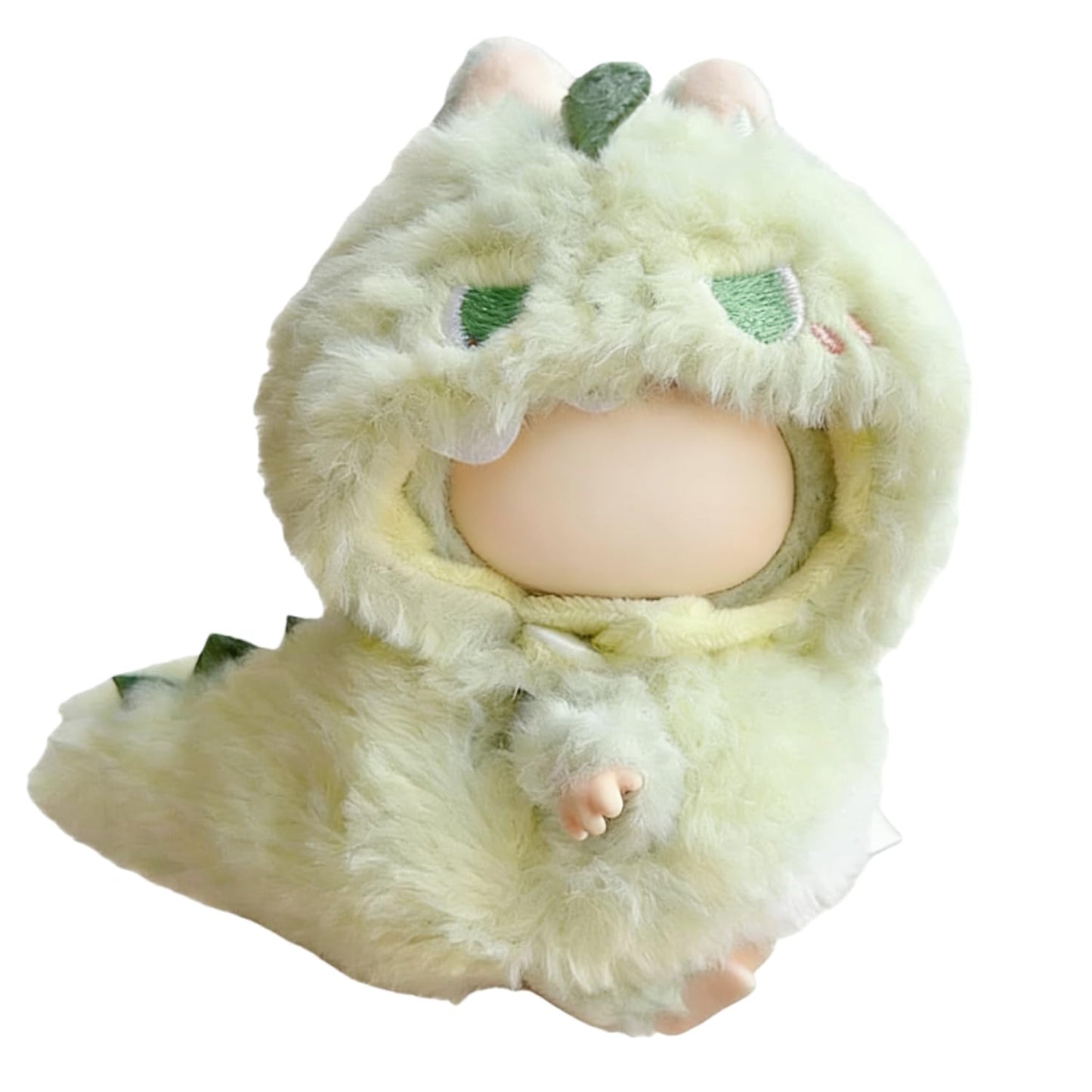 VVQUI 17cm Doll Clothes Set — Greem Dinosaur Outfit for 6.7-inch Dolls