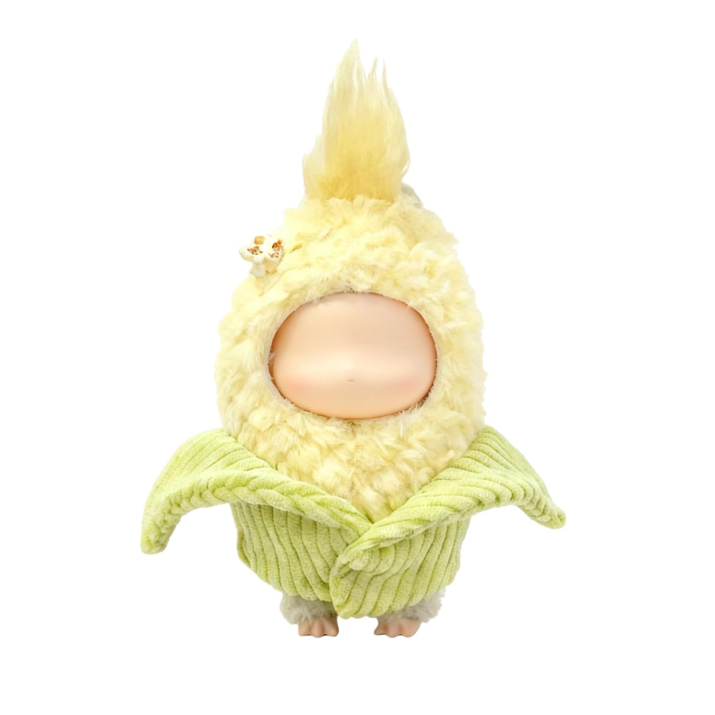 VVQUI 2026 Adorable One-Piece Corn Clothes for 17cm Dolls – Cute Outfit Set & Keychain Accessory (Doll Not Included)