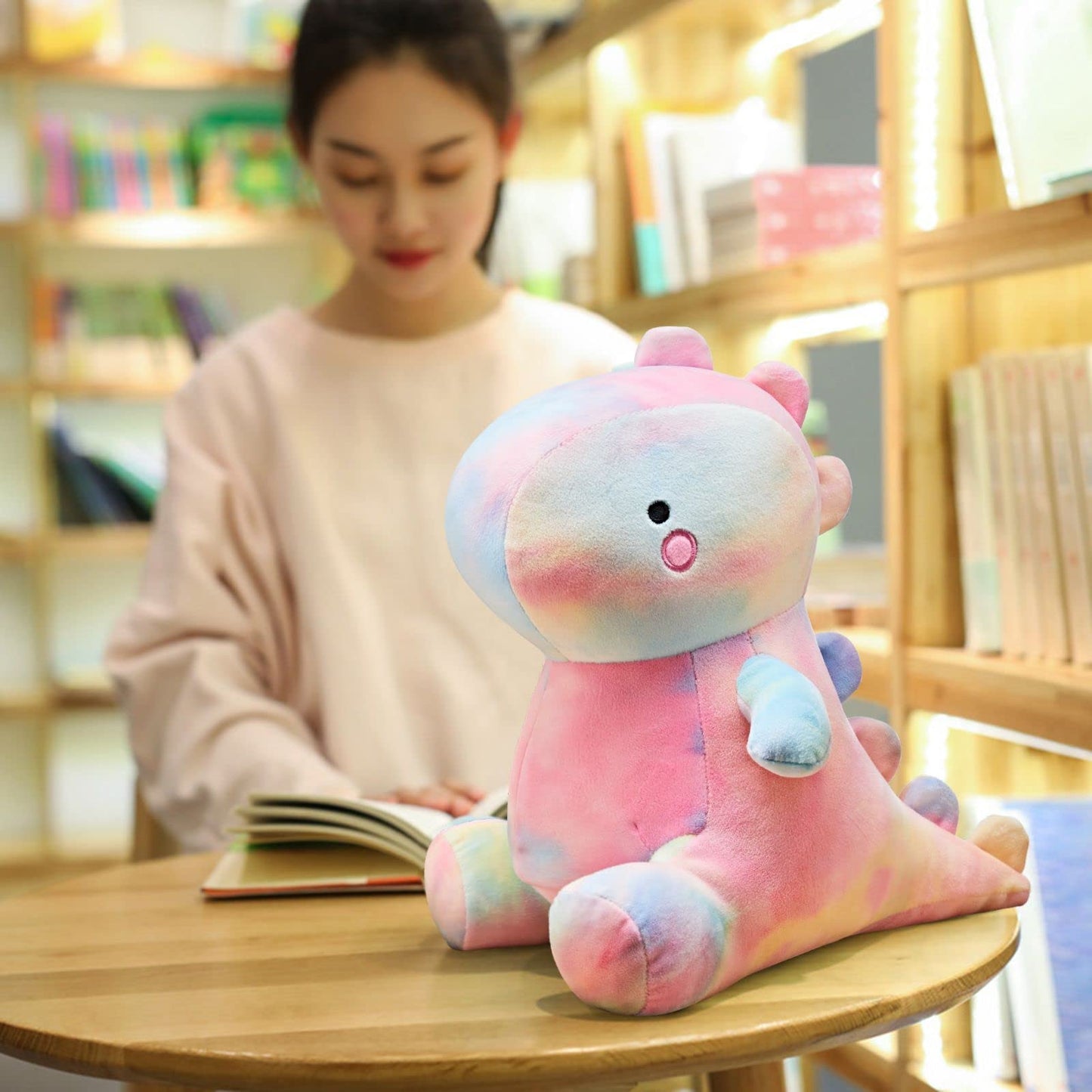 VYHYCY 20-Inch Cute Dinosaur Plush Toy – Soft Fat Dino for Kids