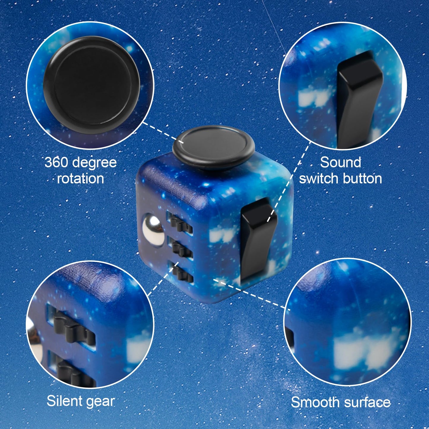 VYOTP Infinity Cube Fidget Toy – Sensory Stress-Relief Cube for Kids and Adults