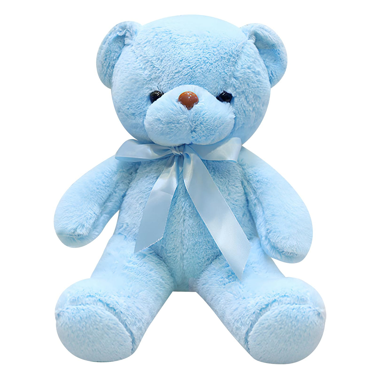 VYUSIT Blue Teddy Bear Plush – 12-Inch Cuddly Stuffed Bear for Kids