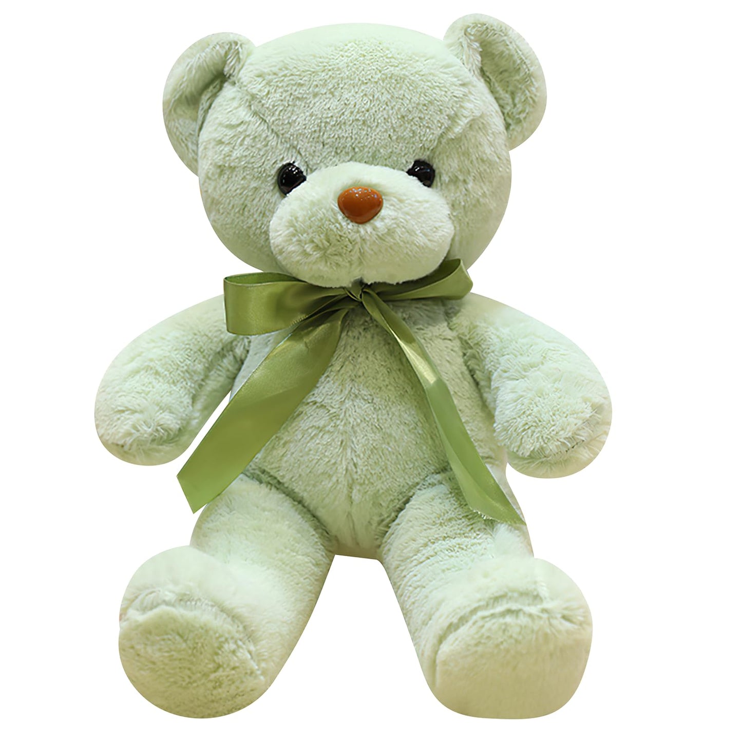 VYUSIT Green Teddy Bear 13.4” Plush – Soft Small Stuffed Bear for Kids, Gifts & Special Occasions