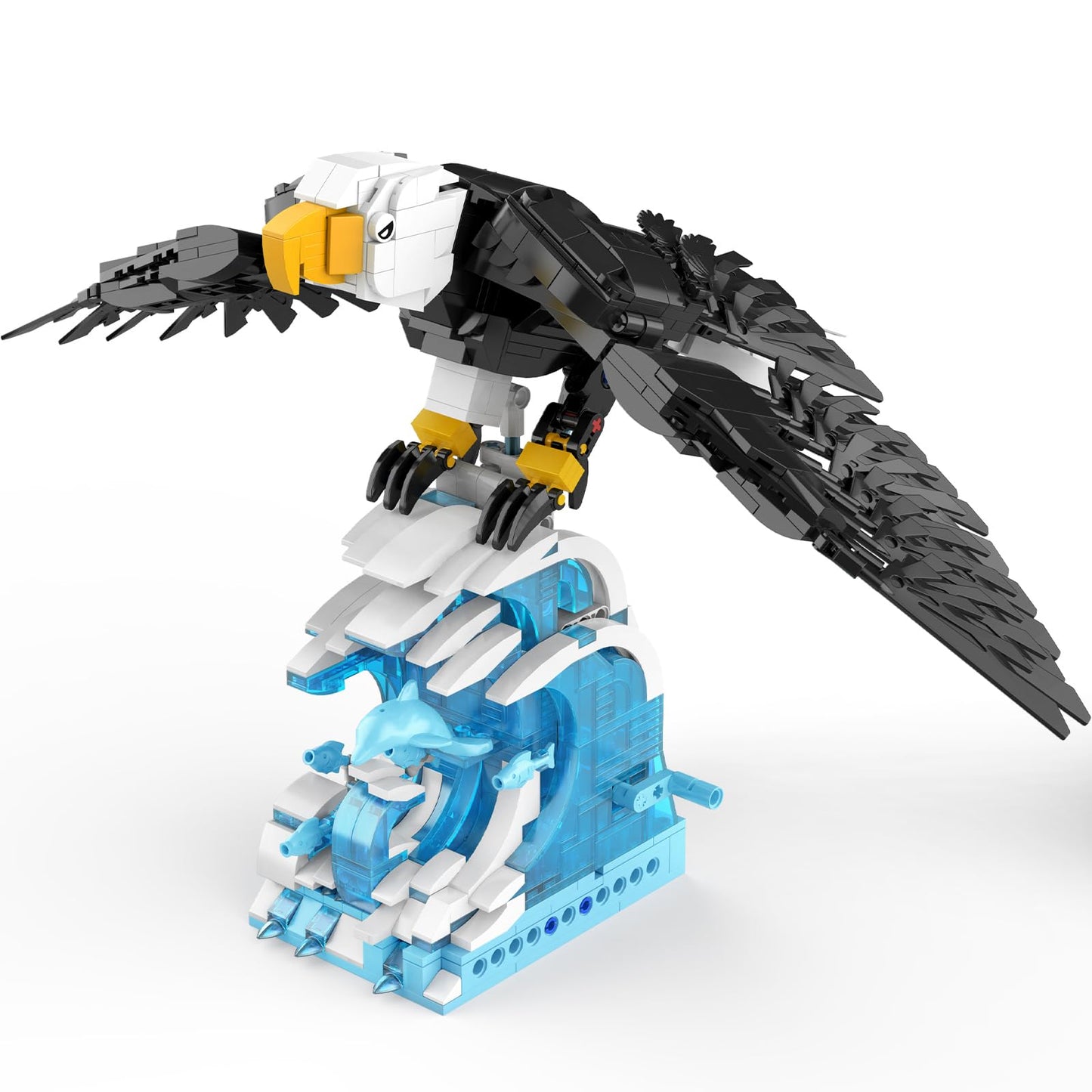 Vziimo Ideas Eagle Building Set – 1018-Piece 2-in-1 Bird Model for Adults & Teens (Eagle & Owl)