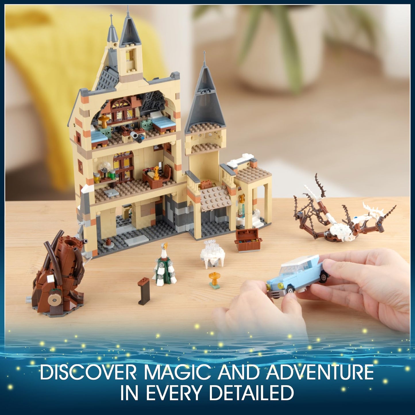Vziimo Magic Clock Tower Building Set | 1305-Piece Castle Mini Kit for Adults & Teens 14+