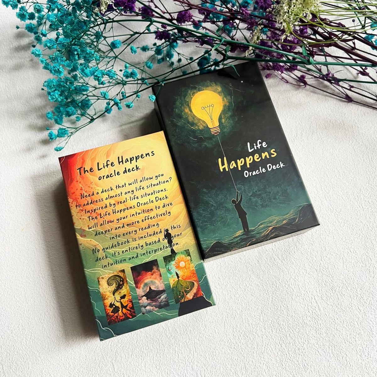 Vzmeiyre Life Happens Oracle Cards – Love & Career Guidance for Beginners