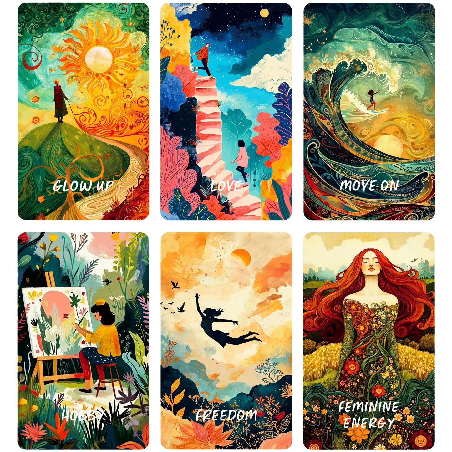Vzmeiyre Life Happens Oracle Cards – Love & Career Guidance for Beginners