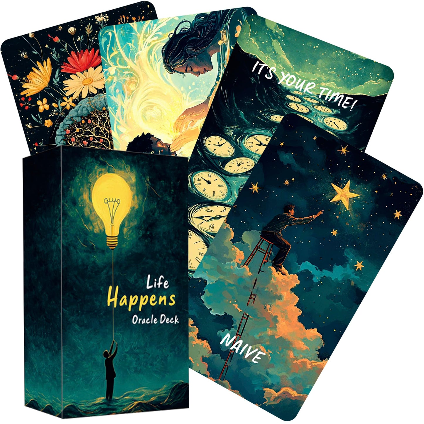 Vzmeiyre Life Happens Oracle Cards – Love & Career Guidance for Beginners
