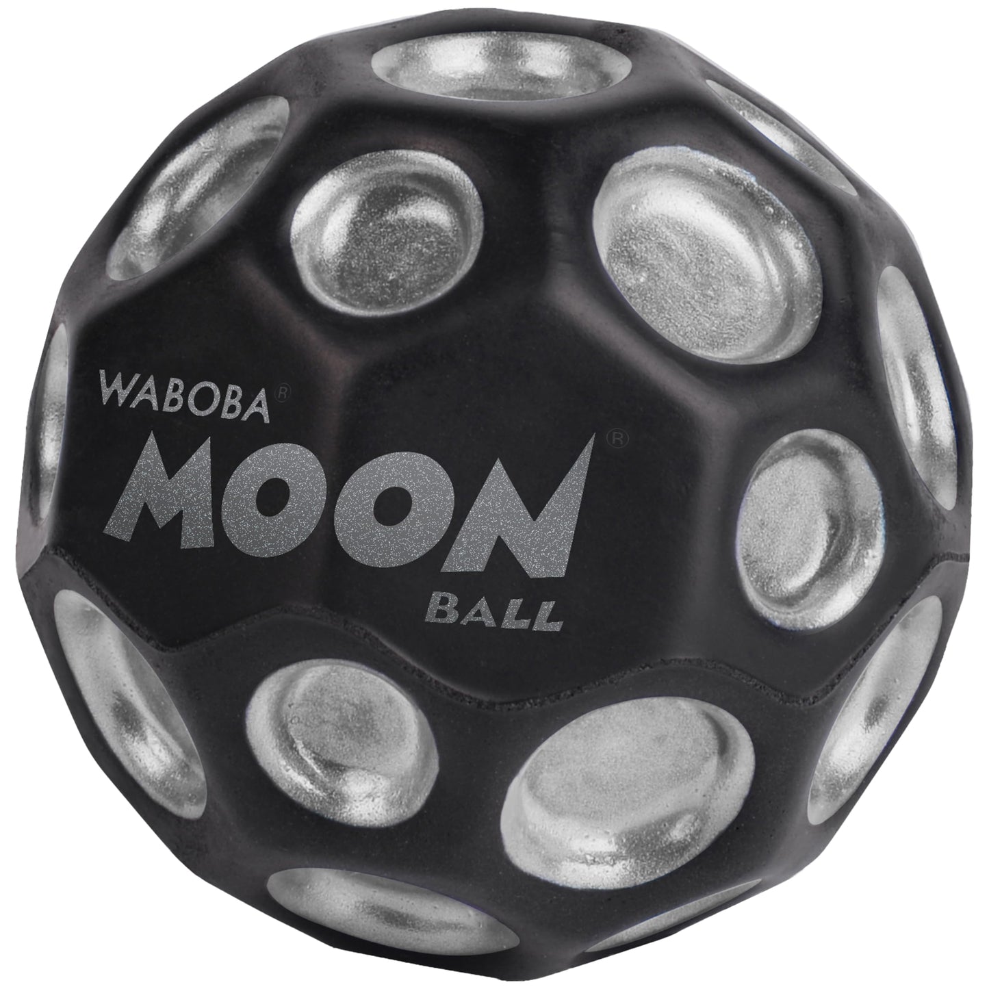 Waboba Moon Ball Dark Side of The Moon — Hyper Bouncy Ball for All Ages | Extreme Bounce