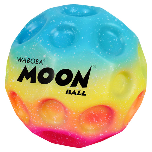 Waboba Moon Ball Gradient – Extreme Bouncy Ball for All Ages | Ultra High Bounce, Pop Sound, Neon Colors