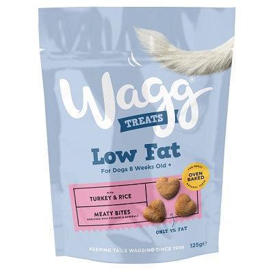 Wagg Low Fat Turkey & Rice Treats 125g x 7