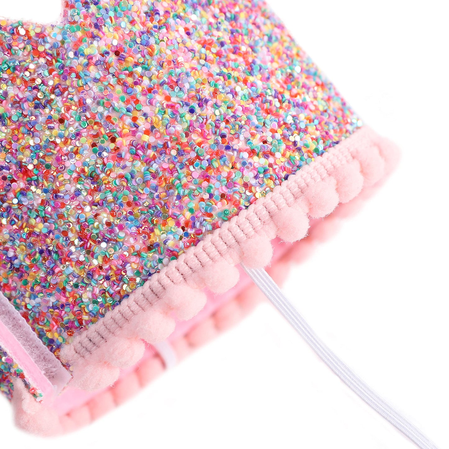WAHAWU Rainbow Crown for 3rd Birthday Party – Glitter Crown, Birthday Hats & Photo Props