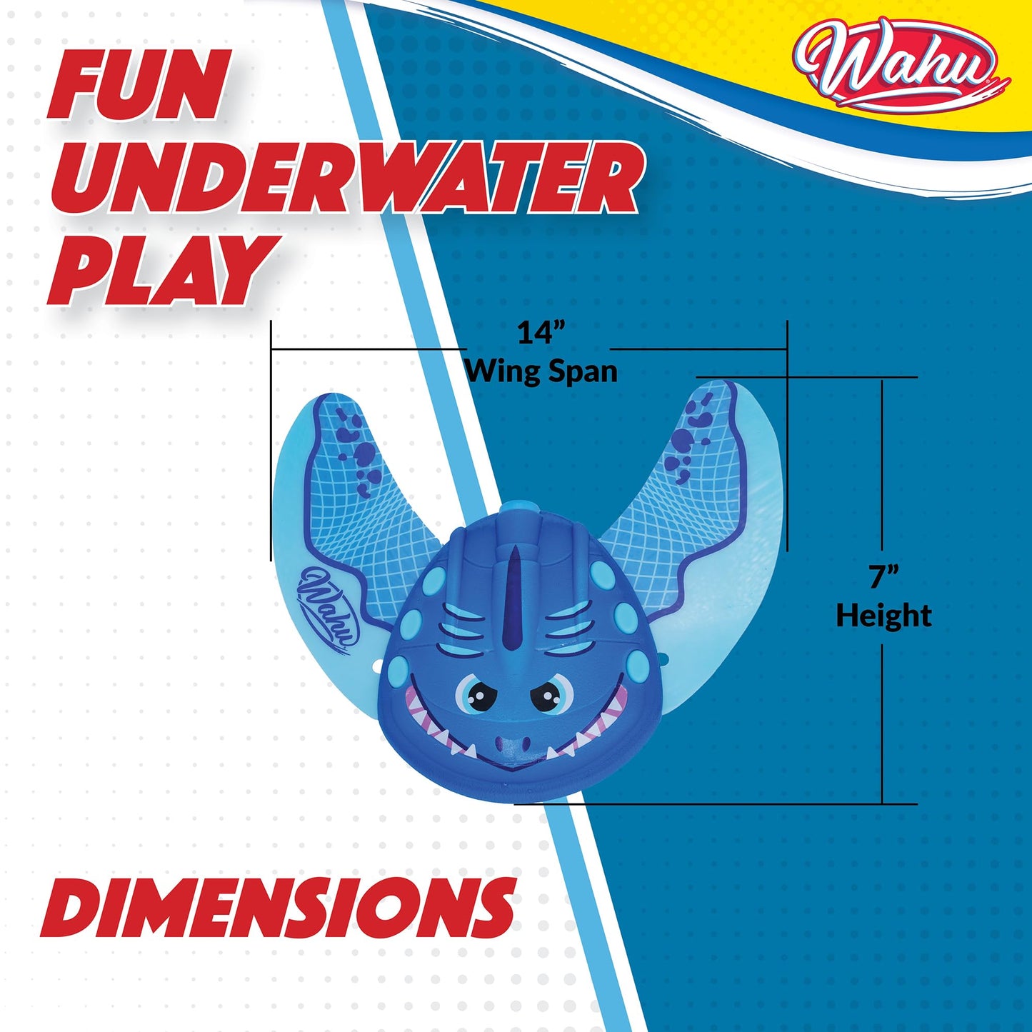 WAHU Sea Gliders Shark – Self-Propelled, Battery-Free Underwater Pool Toy