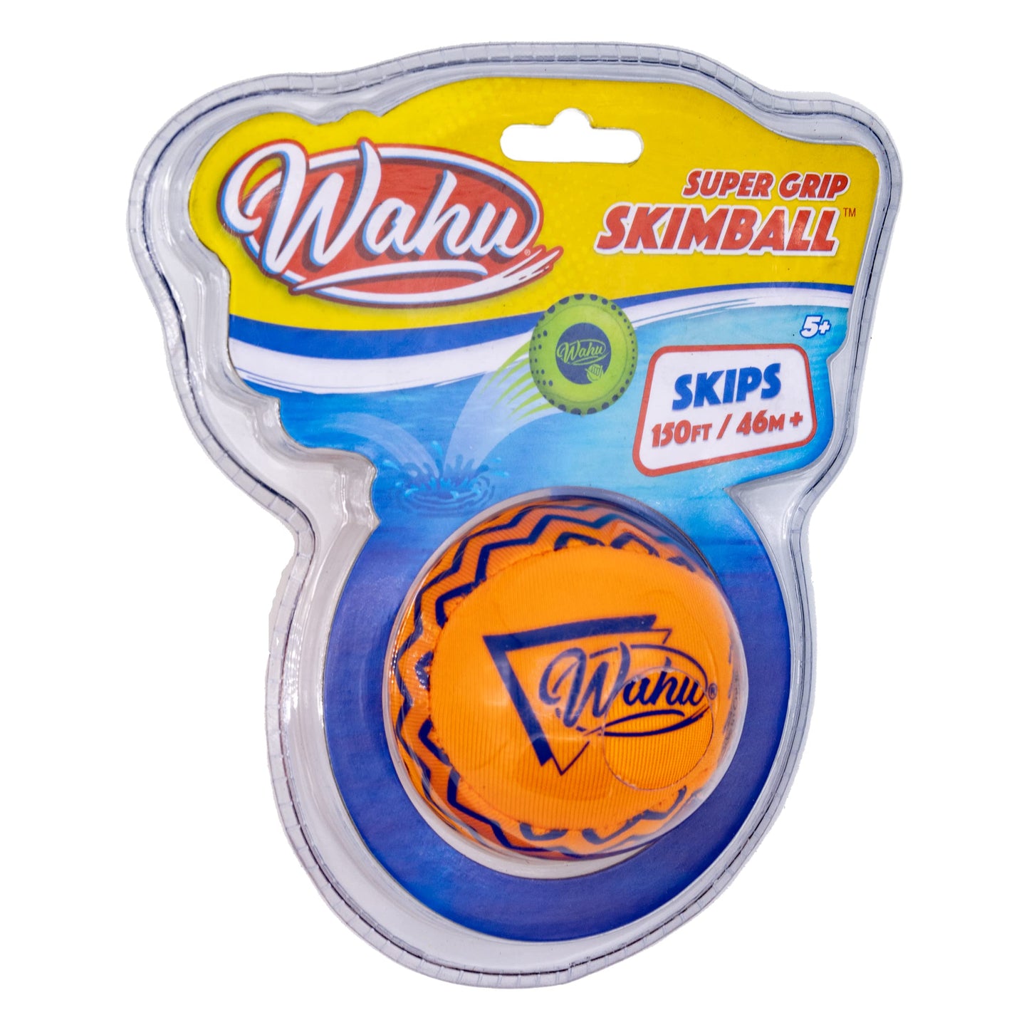 Wahu Super Grip Skimball – Waterproof Water Skipping Ball for Pool & Beach