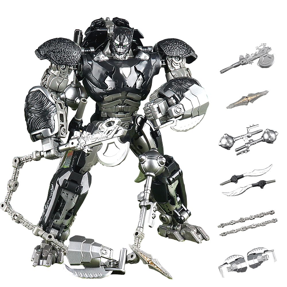 WAIKYTOY Deformation Action Figure – 2 Modes Gorilla & Robot, 8.5-Inch Poseable Toy for Kids 6+